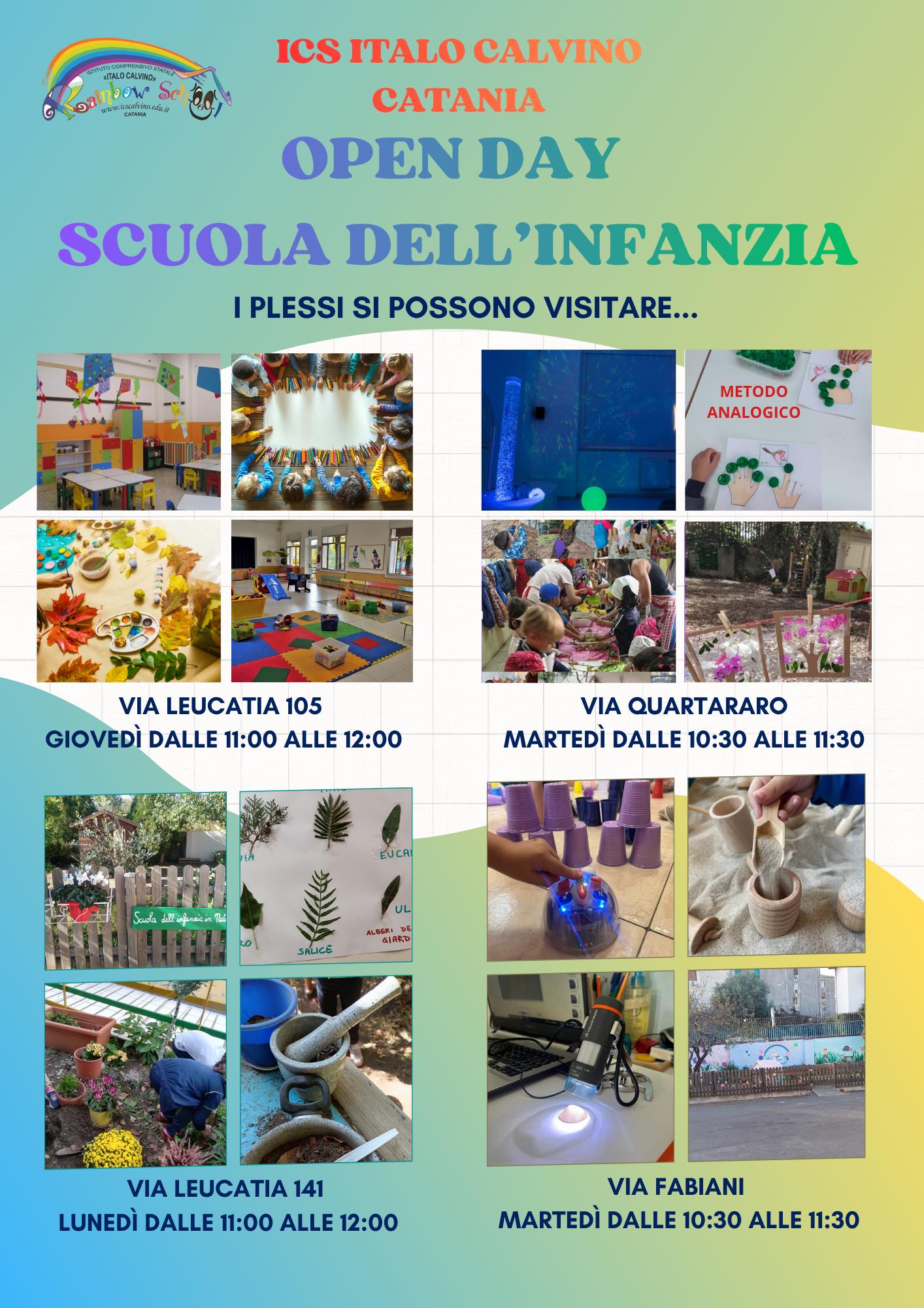 open day scuola infanzia Italo Calvino